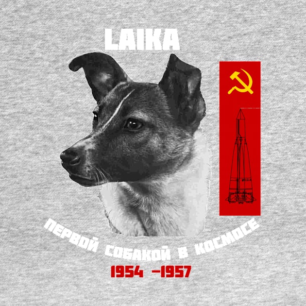 Laika the Space Dog by ocsling